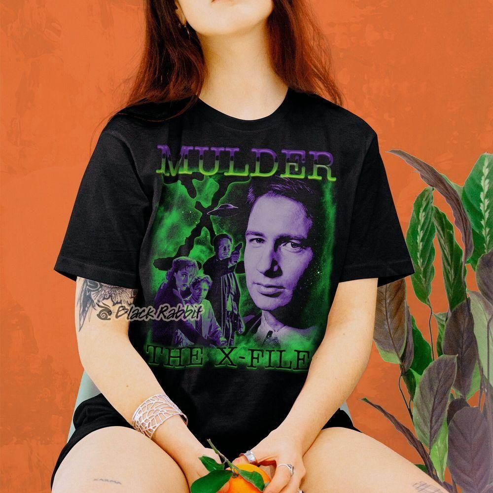 The Xfiles Fox Mulder David Duchovny Vuitino Shirt The Xfiles Fox Mulder David Duchovny Vuitino Shirt