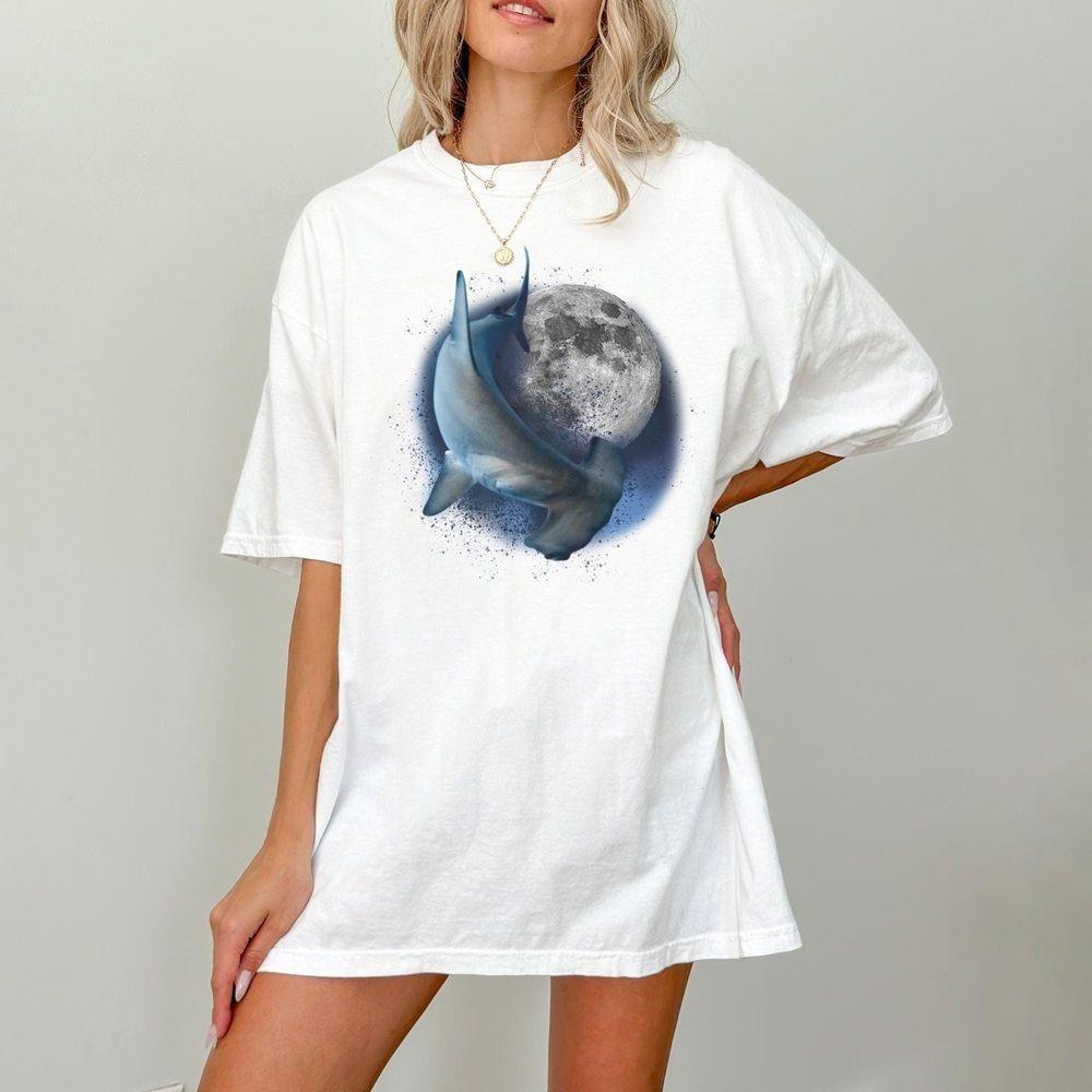 Three Sharks Vintage Graphic Vuitino Shirt Three Sharks Vintage Graphic Vuitino Shirt