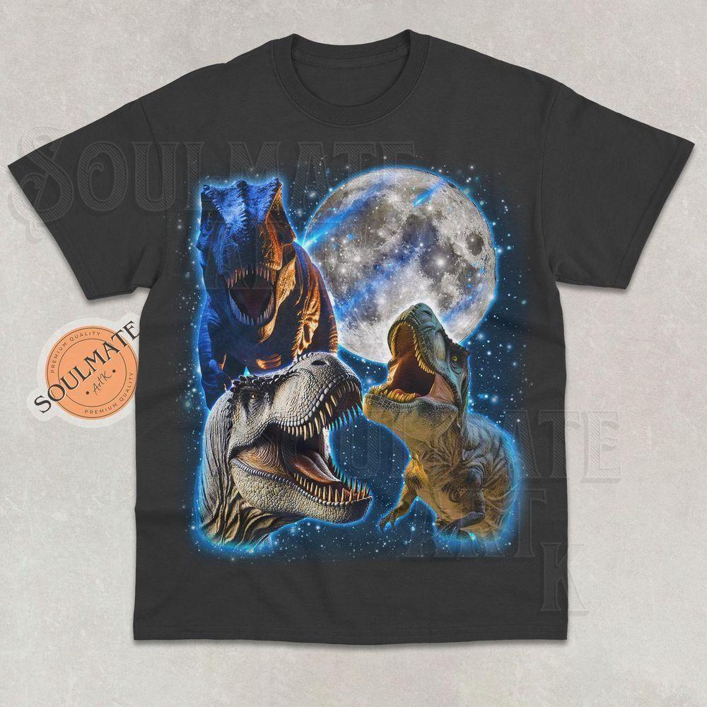 Three Trex Dinosaur Moon Vuitino Apparel Three Trex Dinosaur Moon Vuitino Apparel