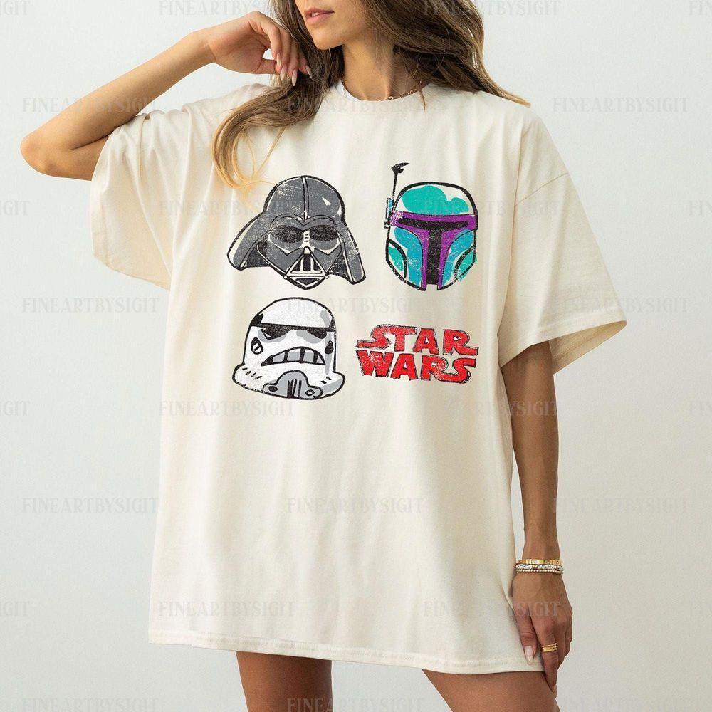 Vader Trooper Boba Fett Heads Doodles Star Wars Vuitino Apparel Vader Trooper Boba Fett Heads Doodles Star Wars Vuitino Apparel