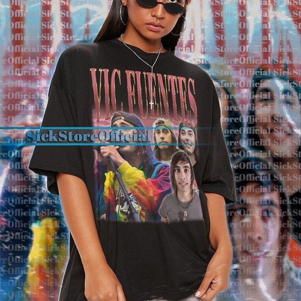 Vic Fuentes Vintage 7 Vuitino Shirt Vic Fuentes Vintage 7 Vuitino Shirt