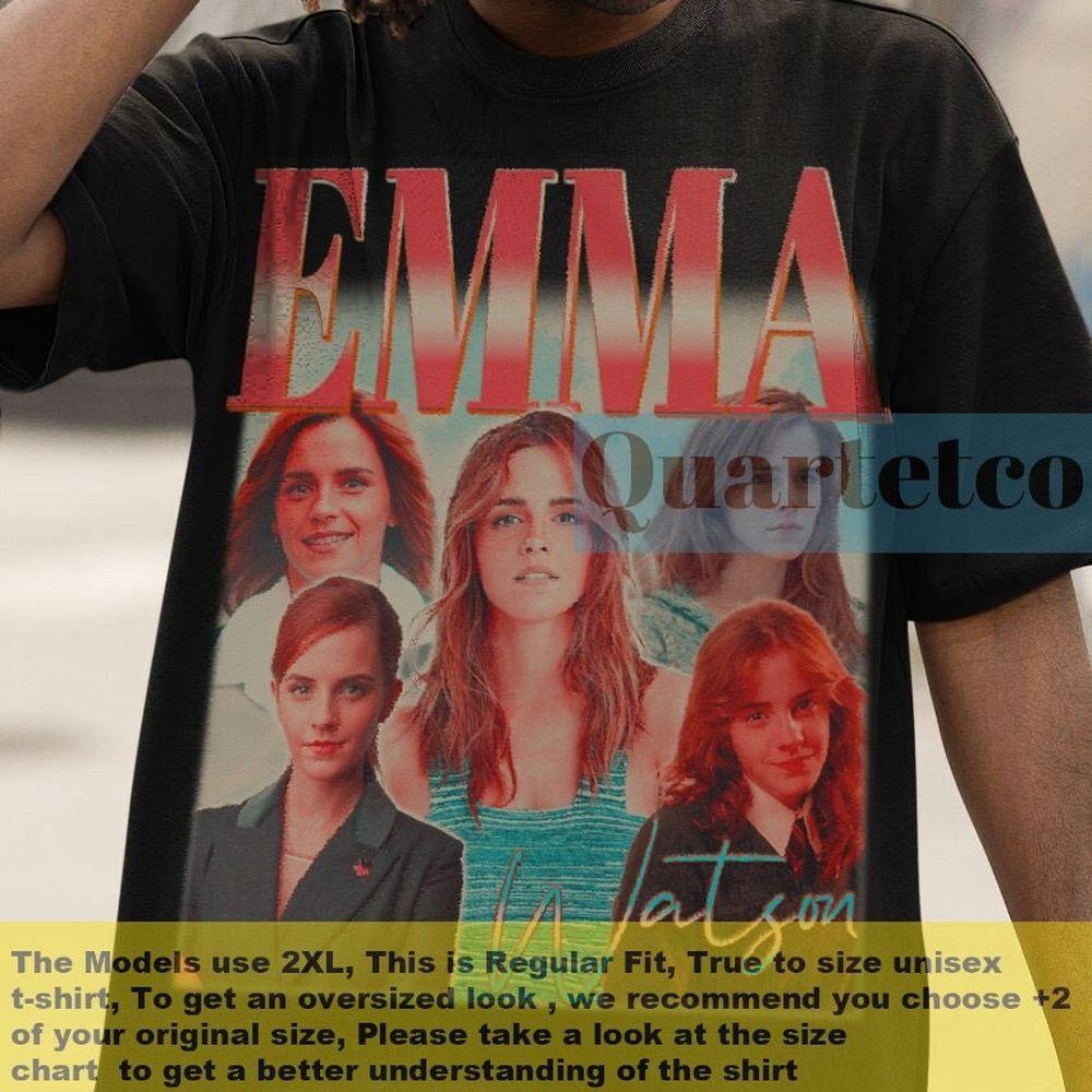 Vintage Emma Watson 3 Vuitino Shirt Vintage Emma Watson 3 Vuitino Shirt