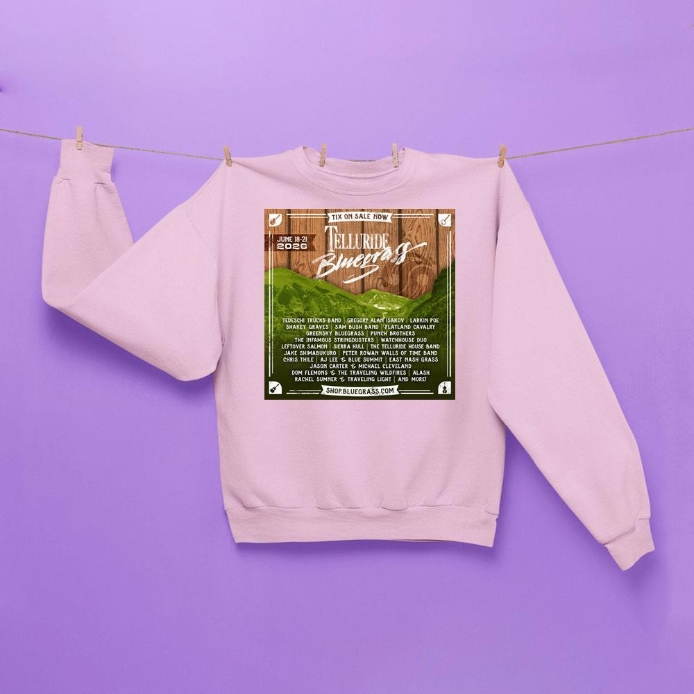 Telluride Bluegrass Festival 2026 Shirt Telluride Bluegrass Festival 2026 Shirt