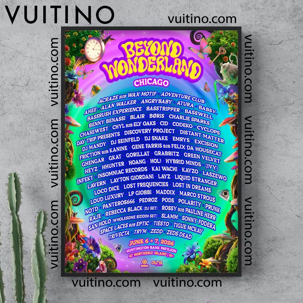 Beyond Wonderland 2026 June 6 7 No Frame Vertical Poster Beyond Wonderland 2026 June 6 7 No Frame Vertical Poster