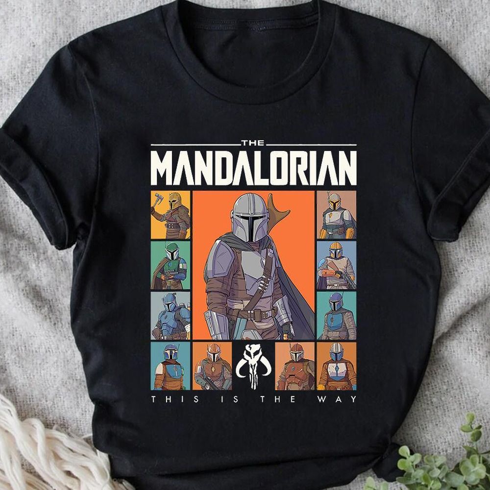 Star Wars The Mandalorian Bounty Hunter This Is The Way Art Vuitino Apparel