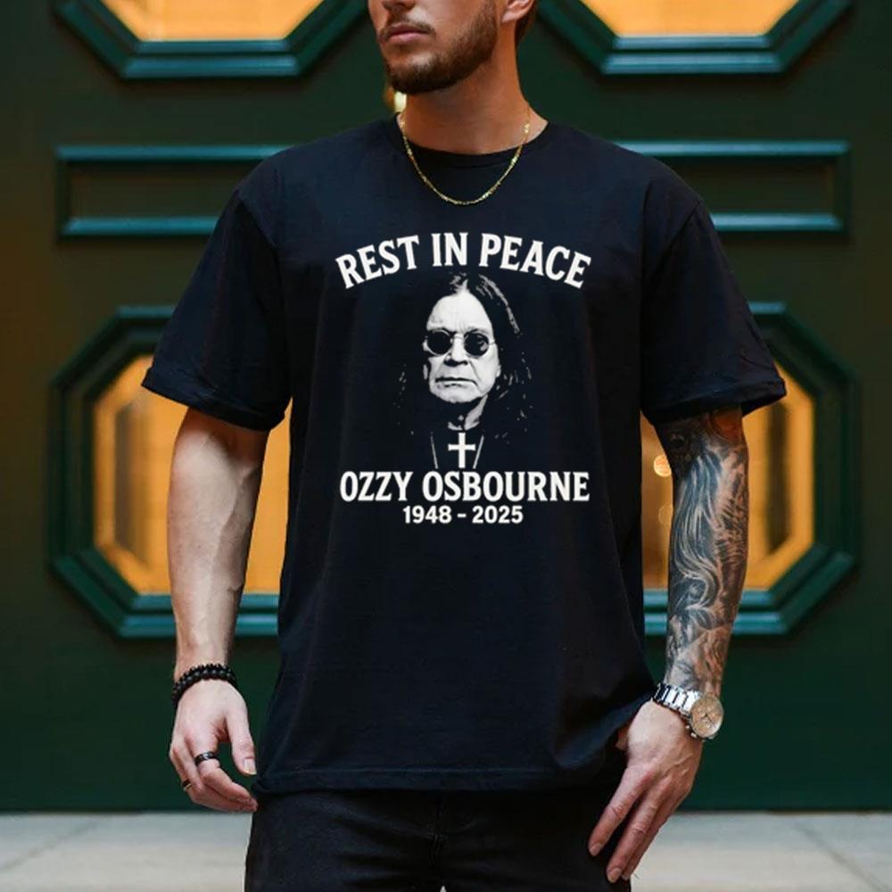 Ozzy Osbourne Rip 1948 2025 Ver 6 Shirt