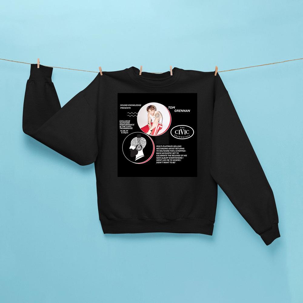 Tom Grennan Everywhere I Went Led Me To Where I Didnt Want To Be Album 2025 2 Shirt