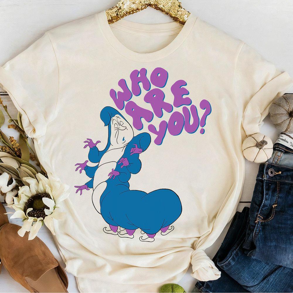 Alice In Wonderland Caterpillar Who Are You Shirt