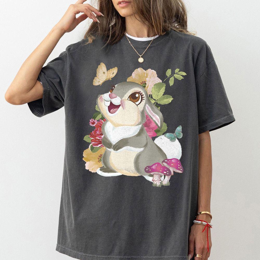 Bambi Thumper Vintage Floral Portrait Apparel