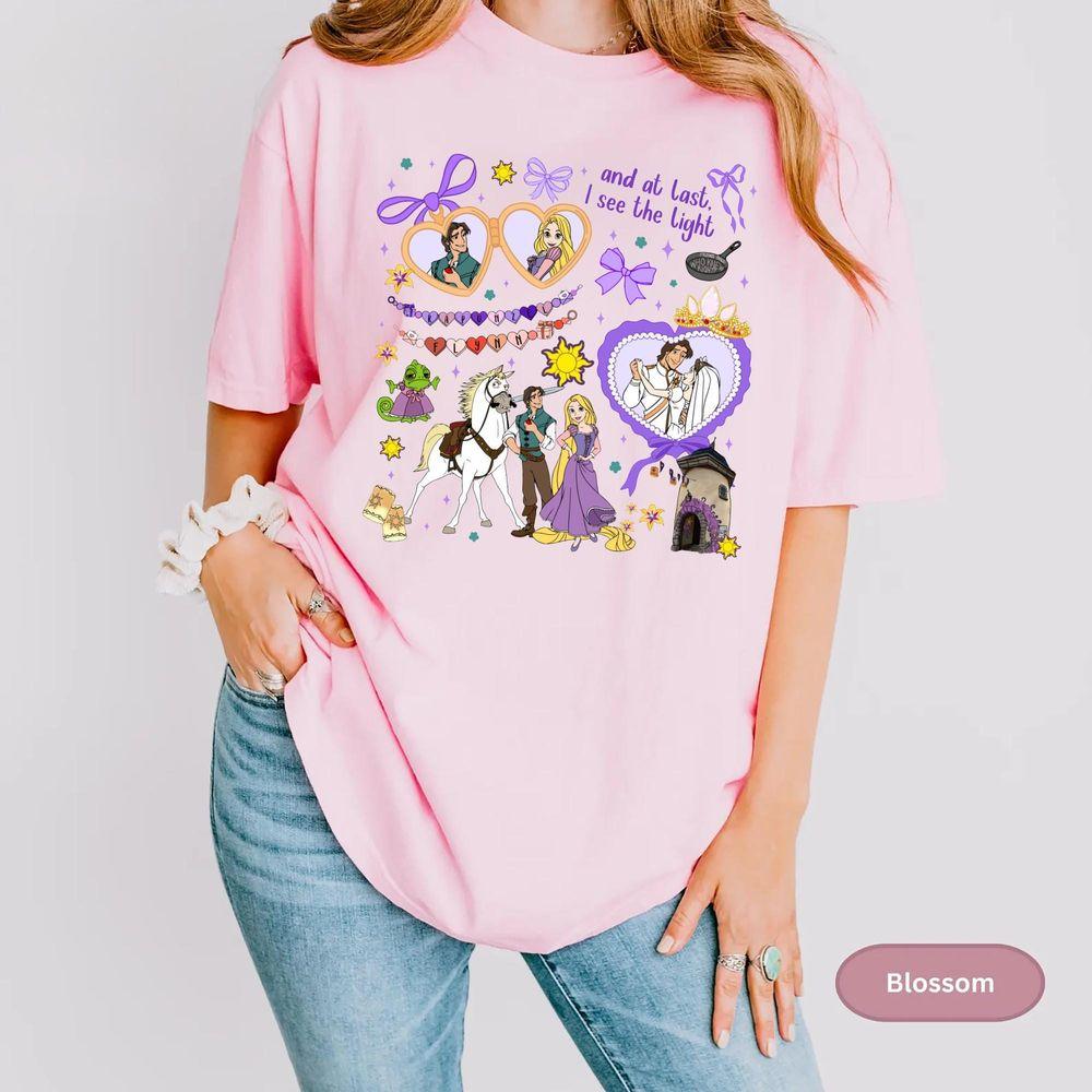 Coquette Bow Disney Tangled Rapunzel Floral 2 Apparel