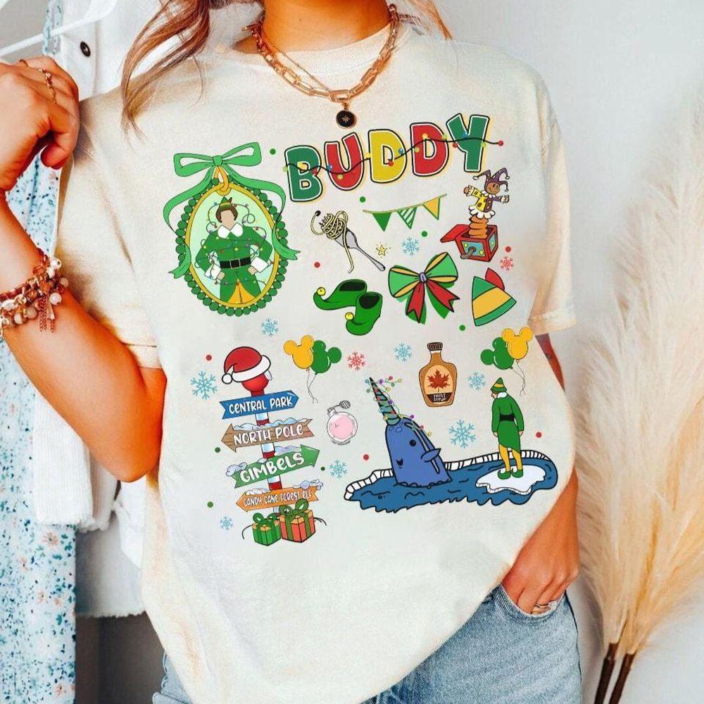 Coquette Bows Buddy The Elf Movie Christmas Light Apparel