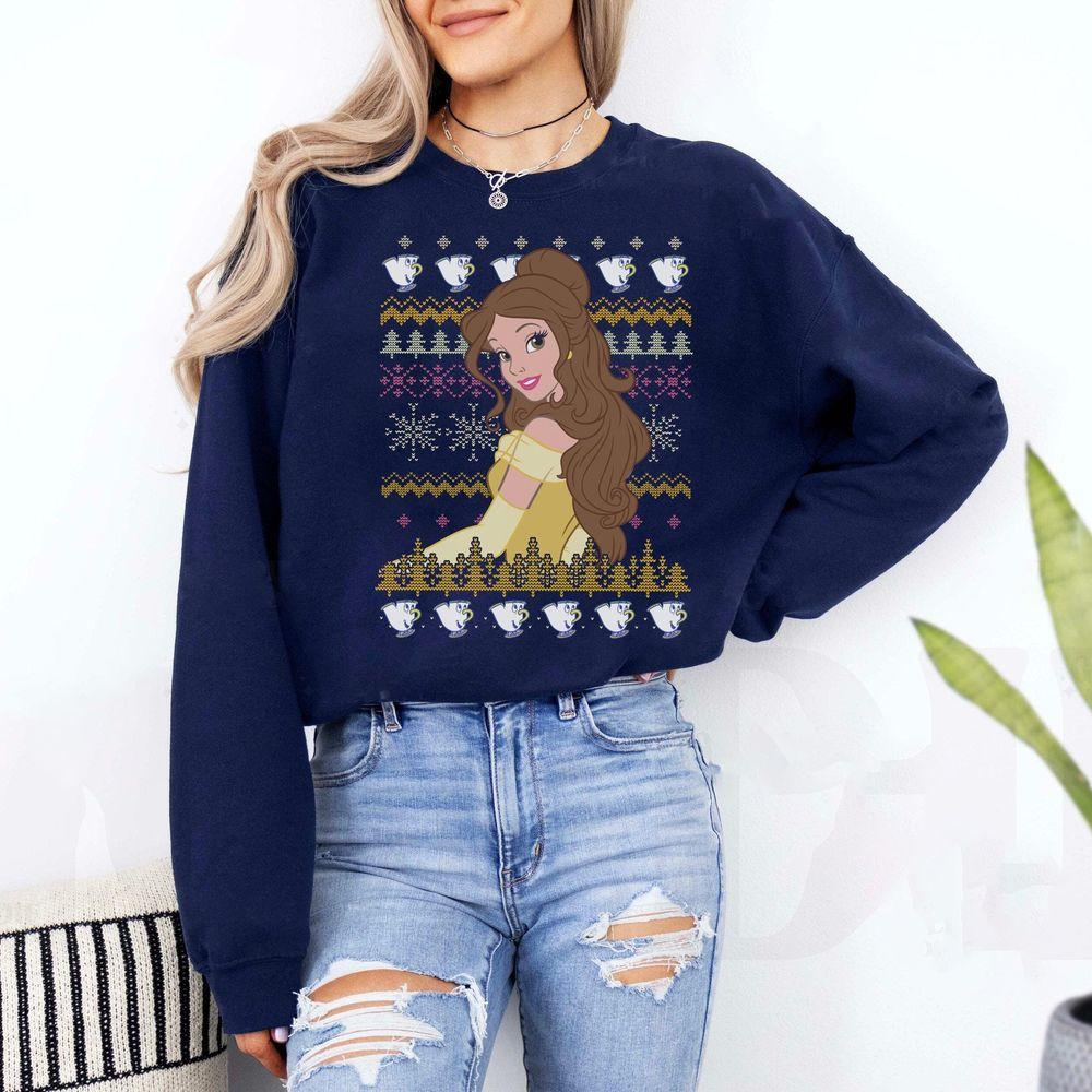 Disney Beauty And The Beast Christmas Belle Tea Cups Ugly Apparel