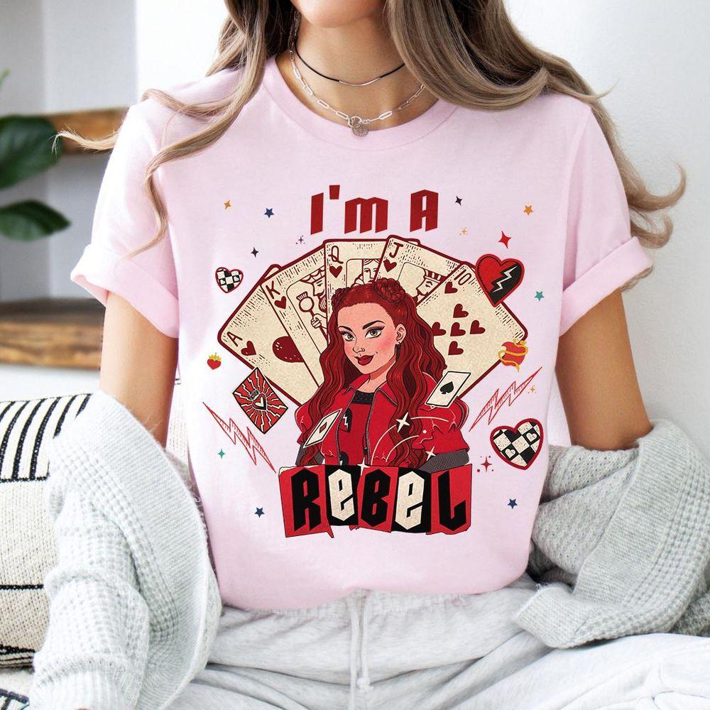 Disney Descendants 4 The Rise Of Red Im A Rebel Vintage Apparel