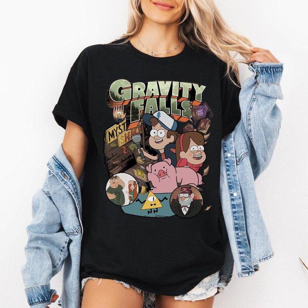 Disney Gravity Falls Mystery Shack Dipper Mabel Shirt