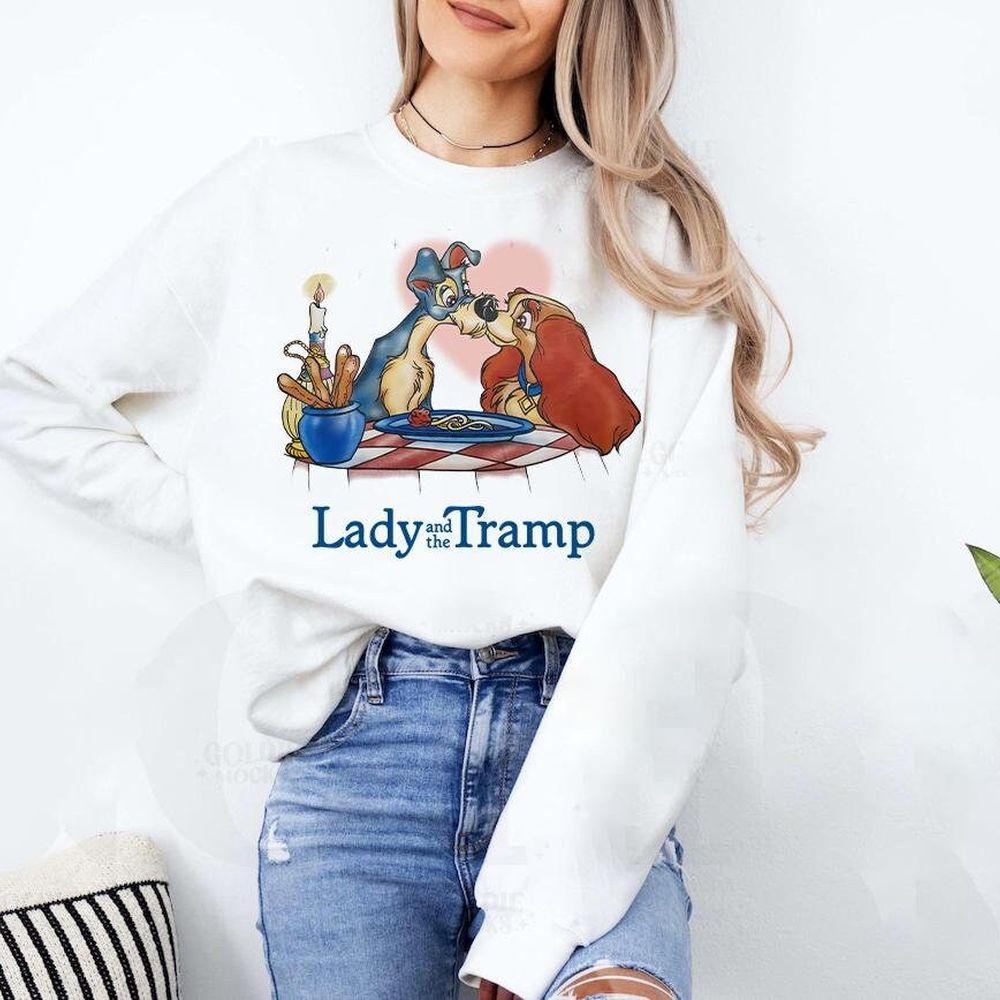 Disney Lady And The Tr The Spaghetti Kiss Vintage Apparel