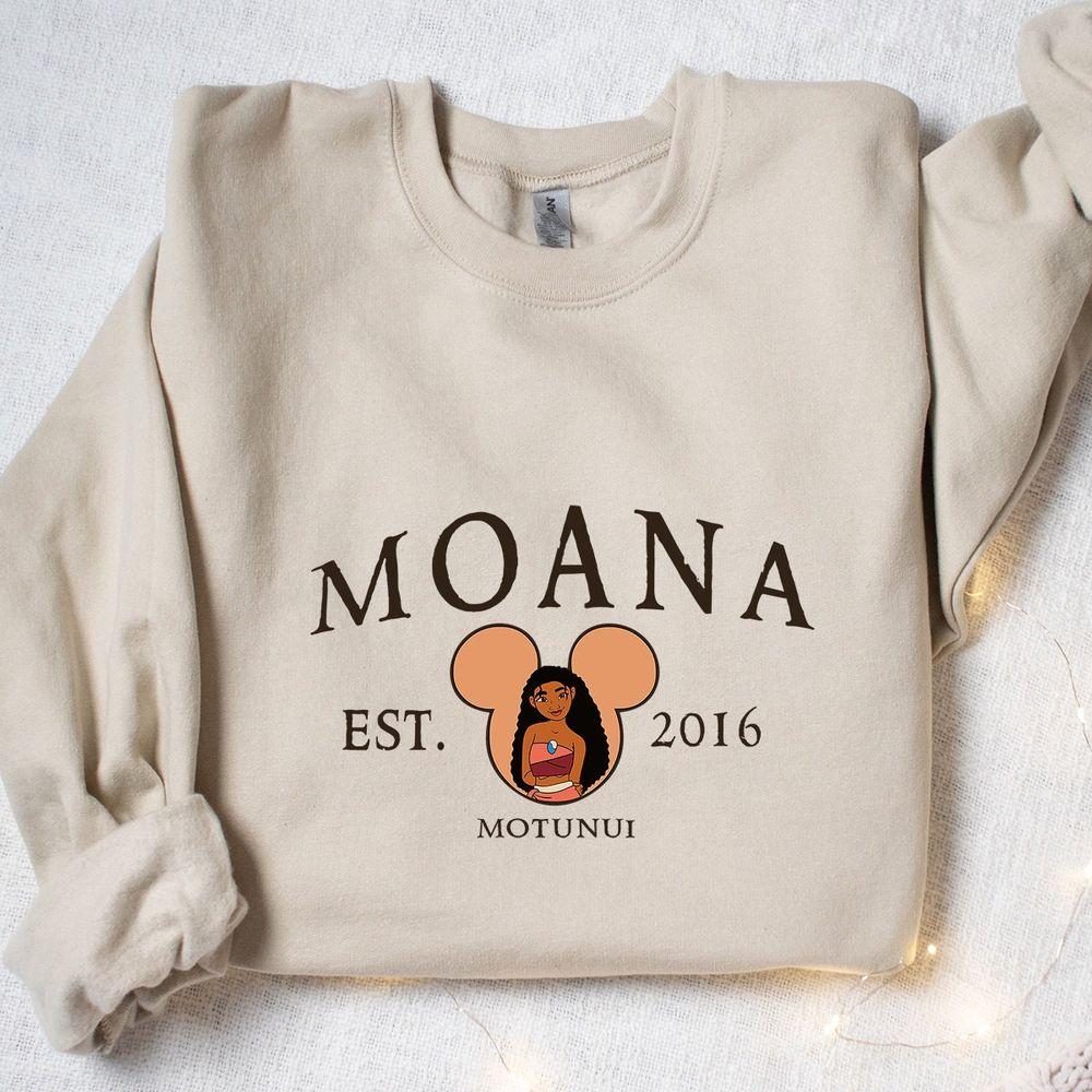 Disney Moana Princess Est 2016 Merch
