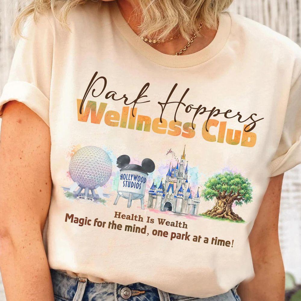 Disney Park Hopper Wellness Club Retro Apparel