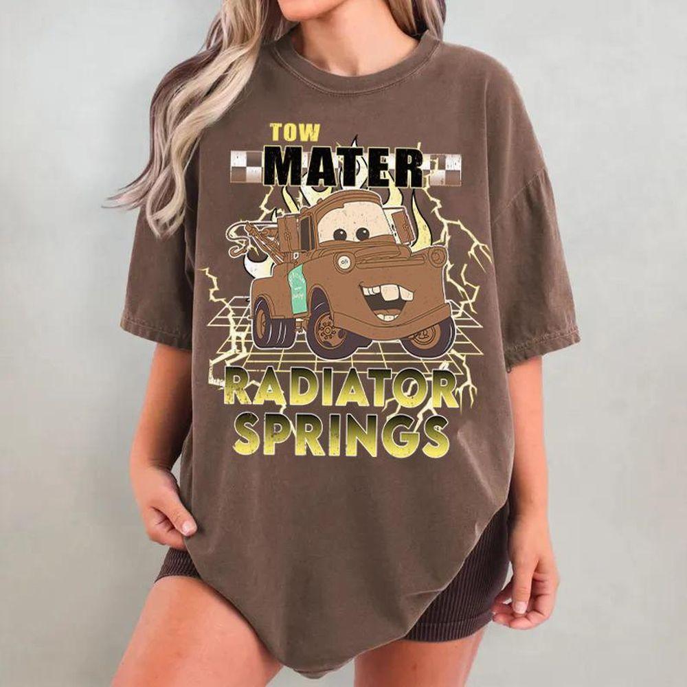 Disney Pixar Cars Tow Mater Radiator Springs Retro Merch