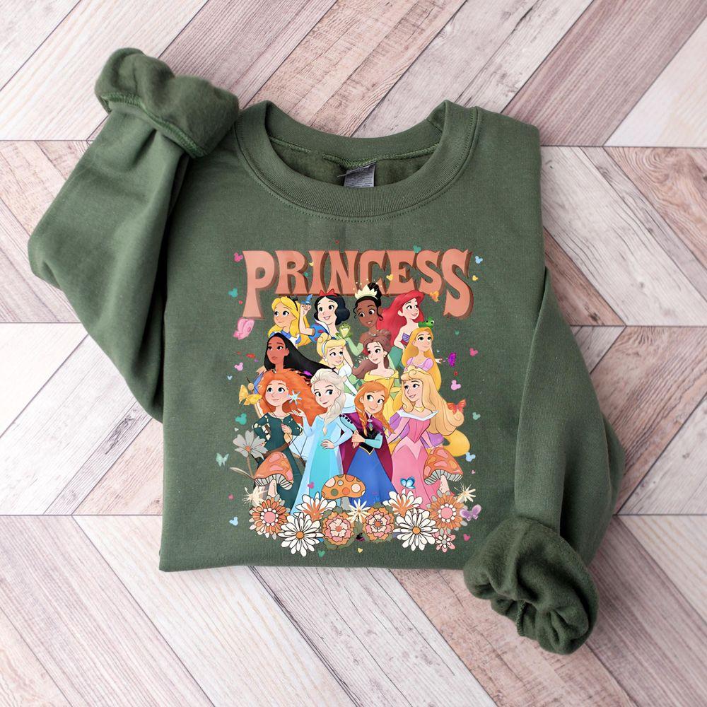 Disney Princess Characters Flower Apparel