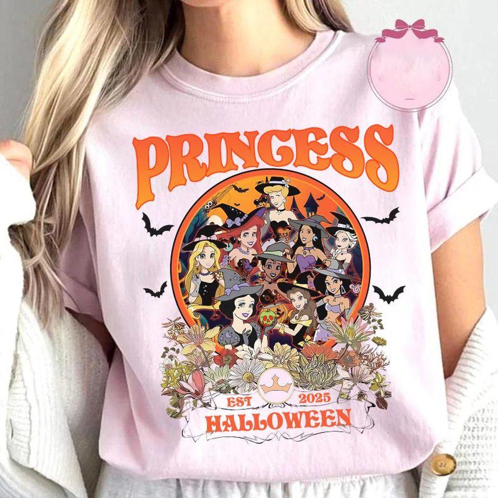 Disney Princess Costume Halloween Floral Group Merch