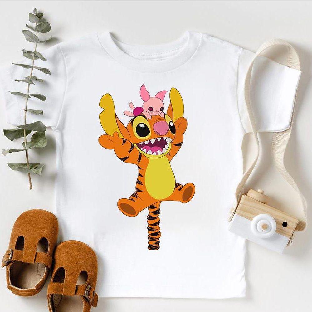 Disney Stitch Costume Tigger Funny Shirt