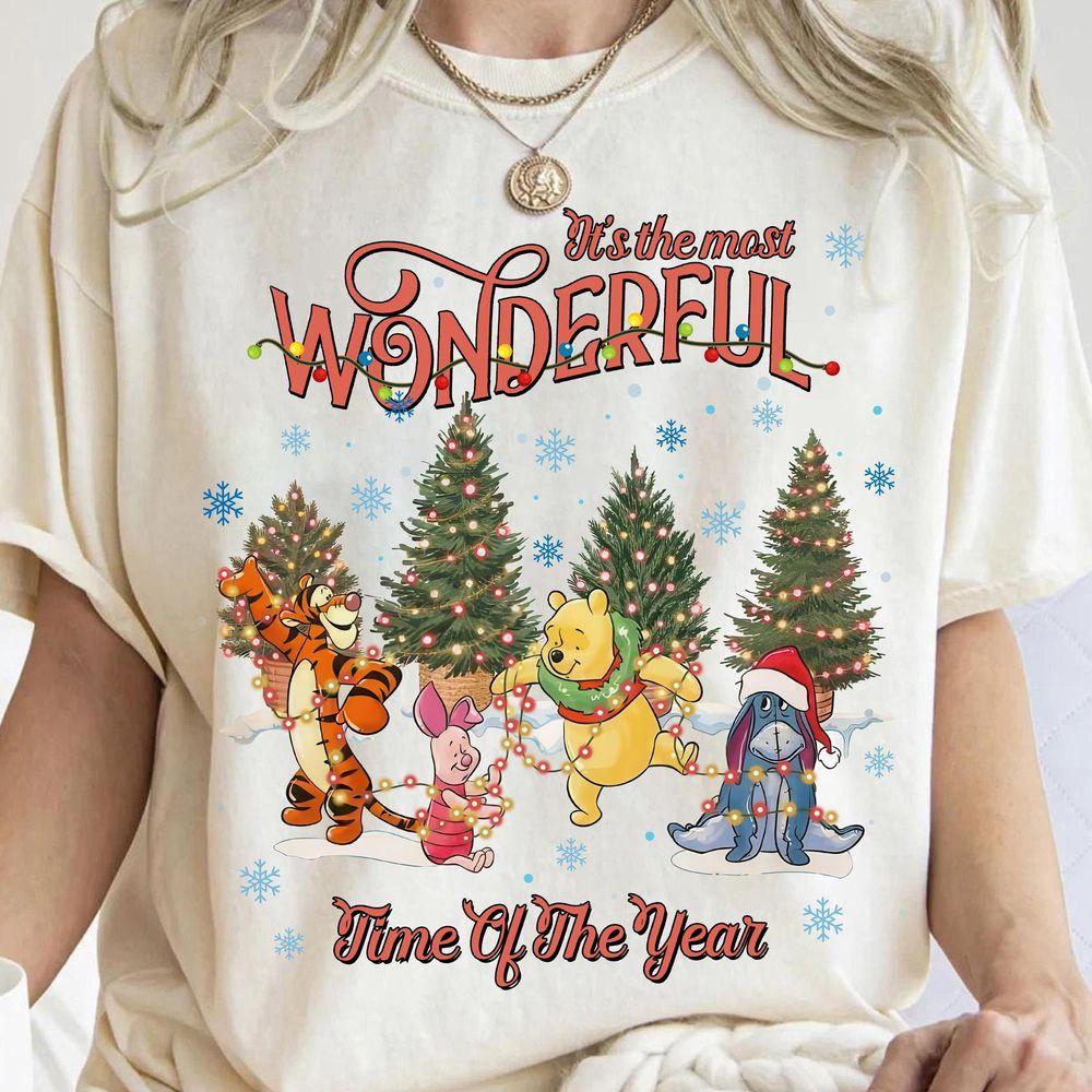 Disney Winnie The Pooh And Friends Christmas Lights Merch
