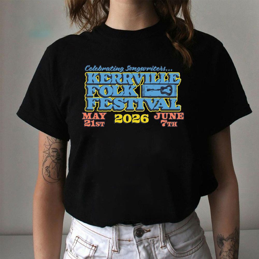 Kerrville Folk Festival 2026 Logo Shirt Kerrville Folk Festival 2026 Logo Shirt