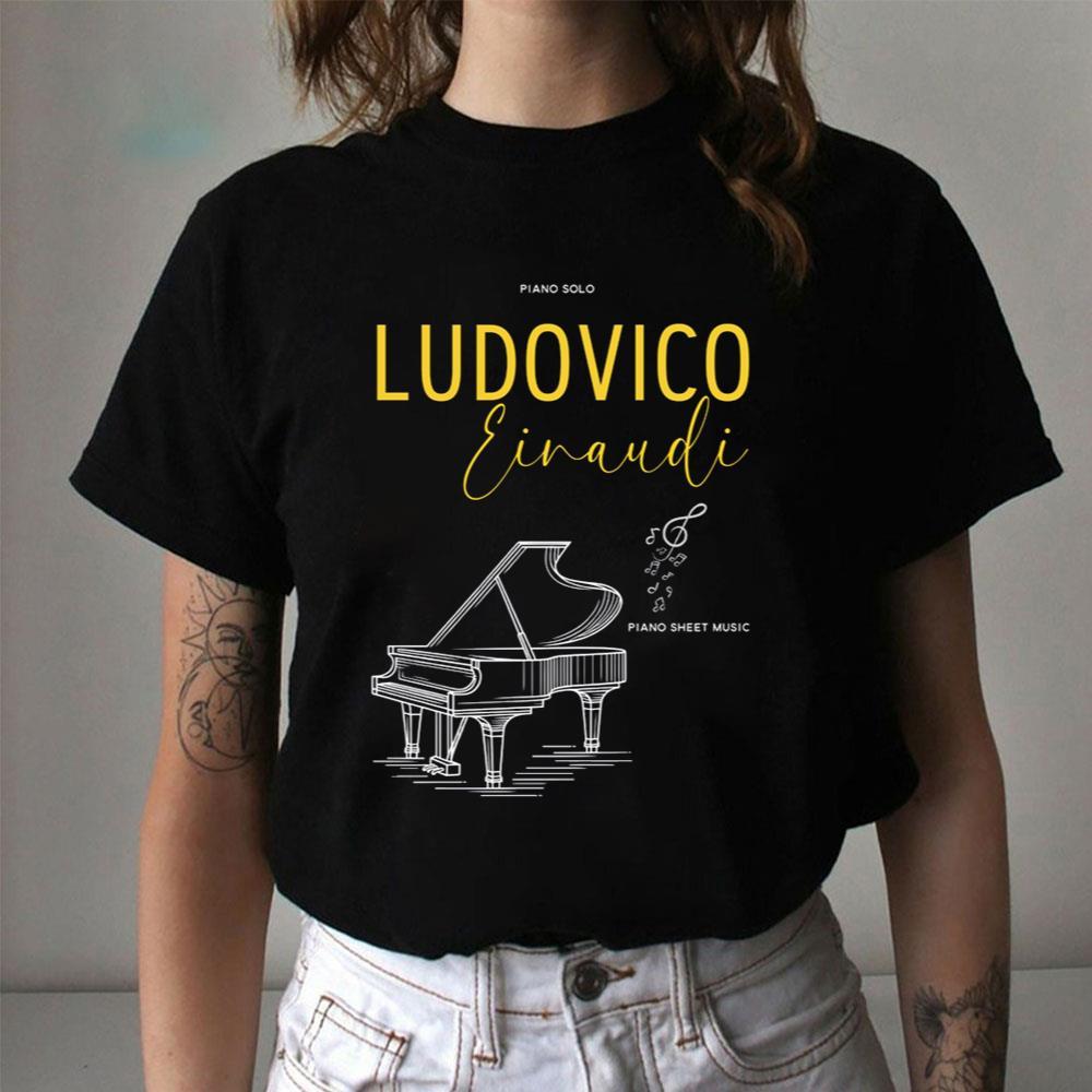 Design Ludovico Einaudi Solo Piano Art Shirt Design Ludovico Einaudi Solo Piano Art Shirt