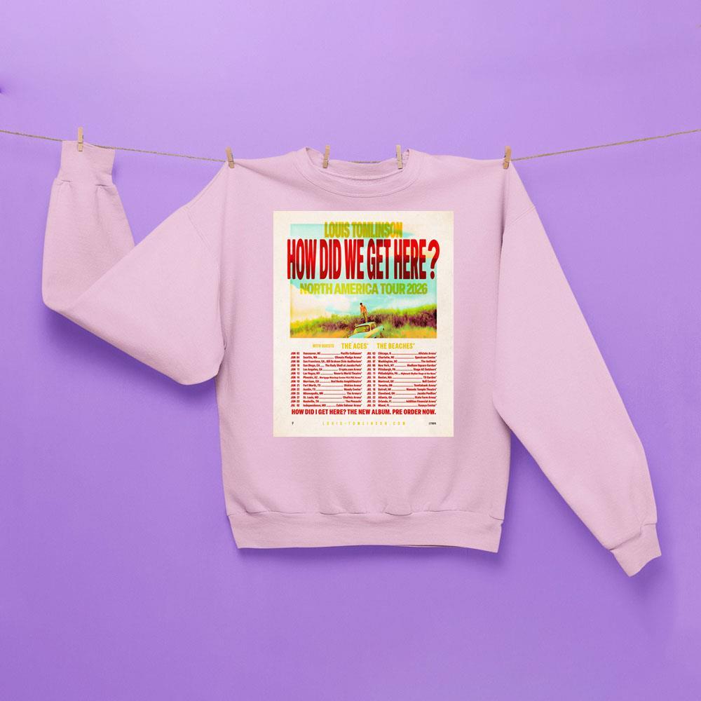 Louis Tomlinson How Did I Get Here North America Tour 2026 Apparel Louis Tomlinson How Did I Get Here North America Tour 2026 Apparel