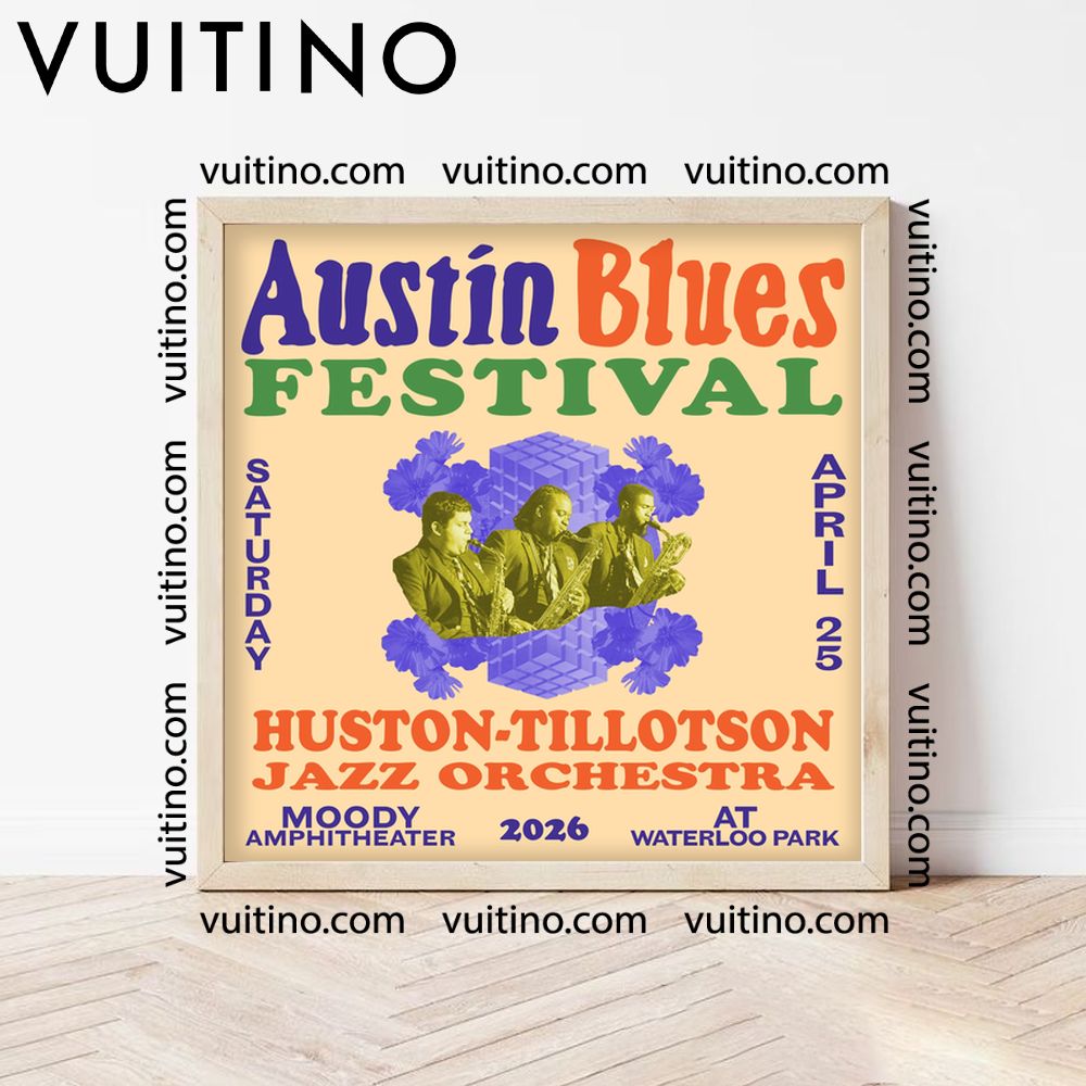 Austin Blues Festival 2026 5 Square Poster No Frame Austin Blues Festival 2026 5 Square Poster No Frame