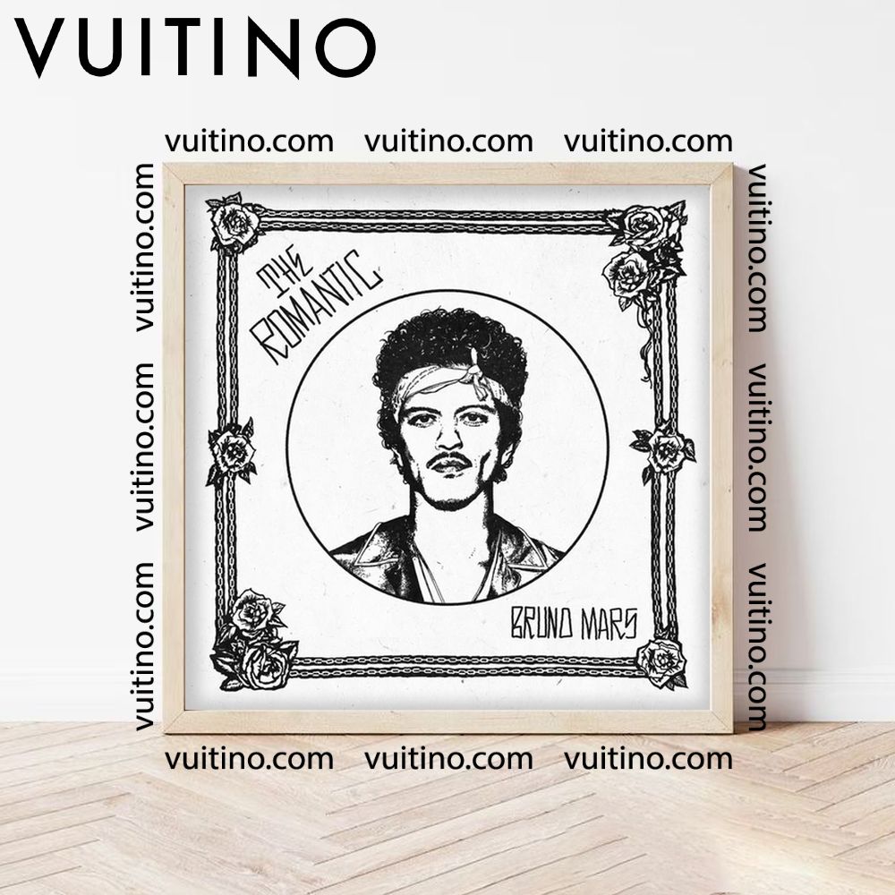 Bruno Mars The Romantic No Frame Square Poster Bruno Mars The Romantic No Frame Square Poster