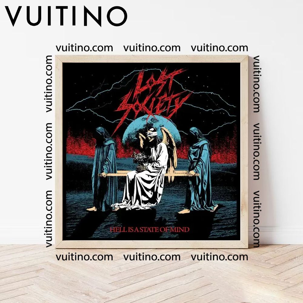 Lost Society Hell Is A State Of Mind No Frame Square Poster Lost Society Hell Is A State Of Mind No Frame Square Poster