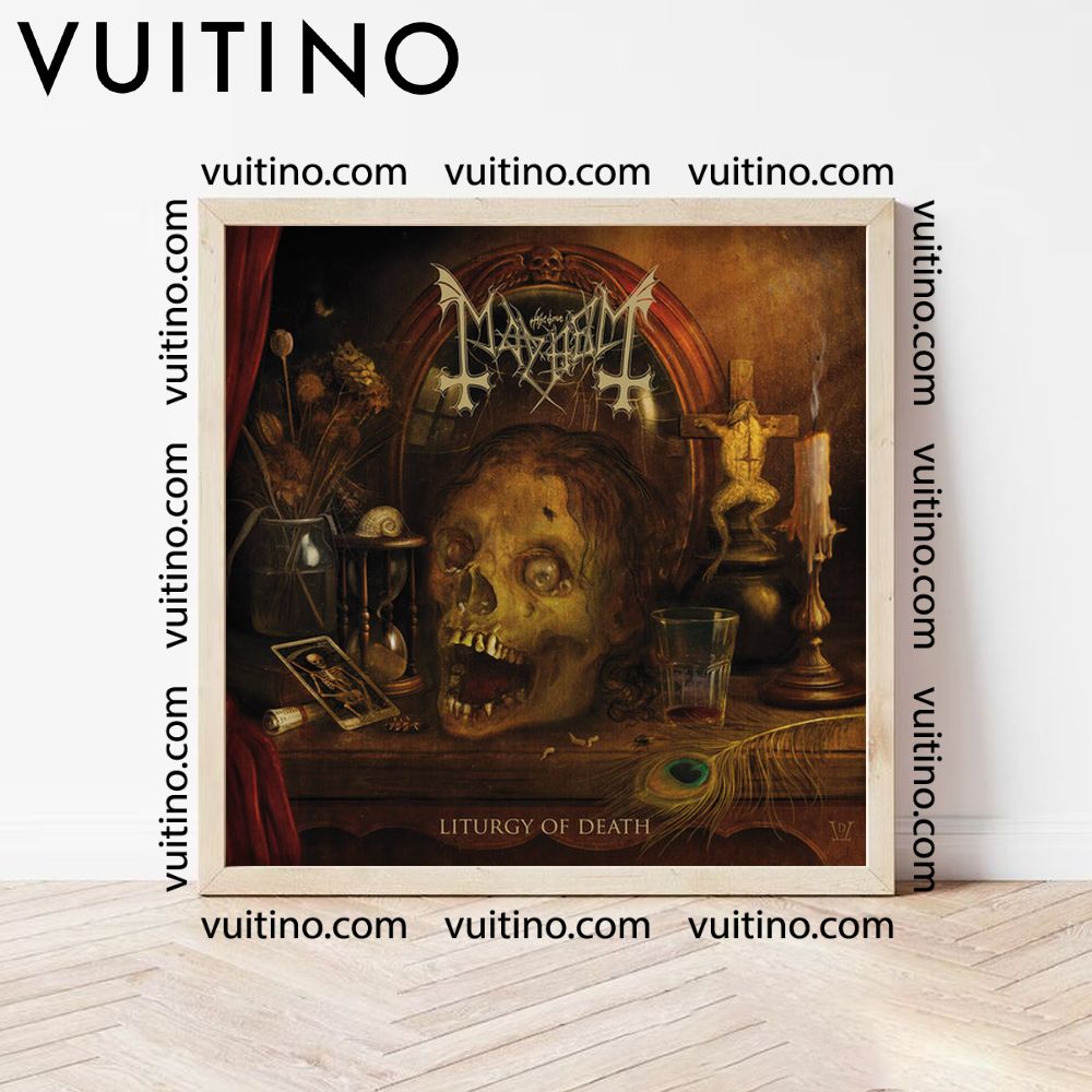Mayhem Liturgy Of Death Square Poster No Frame Mayhem Liturgy Of Death Square Poster No Frame