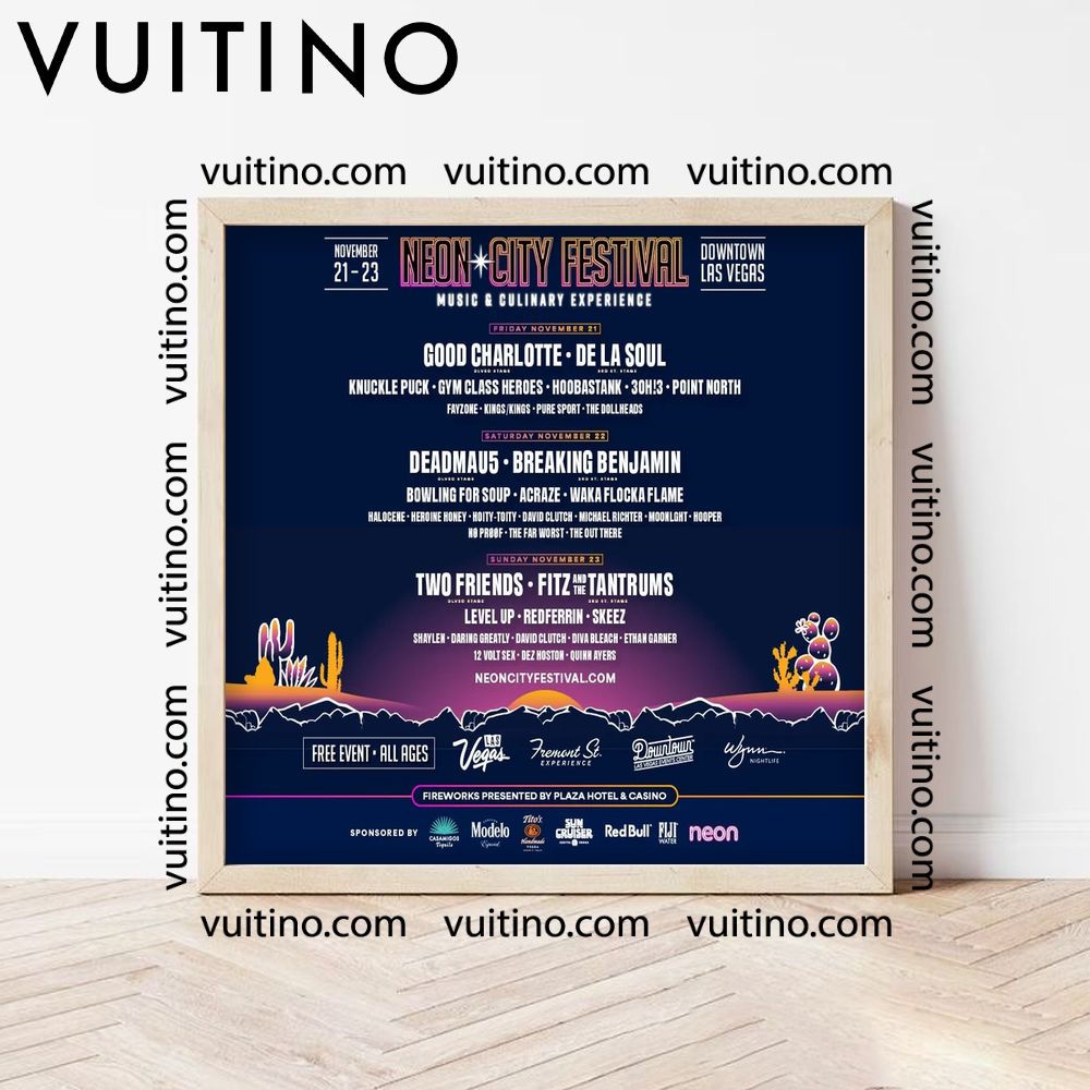 Neon City Festival 2025 Square Poster No Frame Neon City Festival 2025 Square Poster No Frame