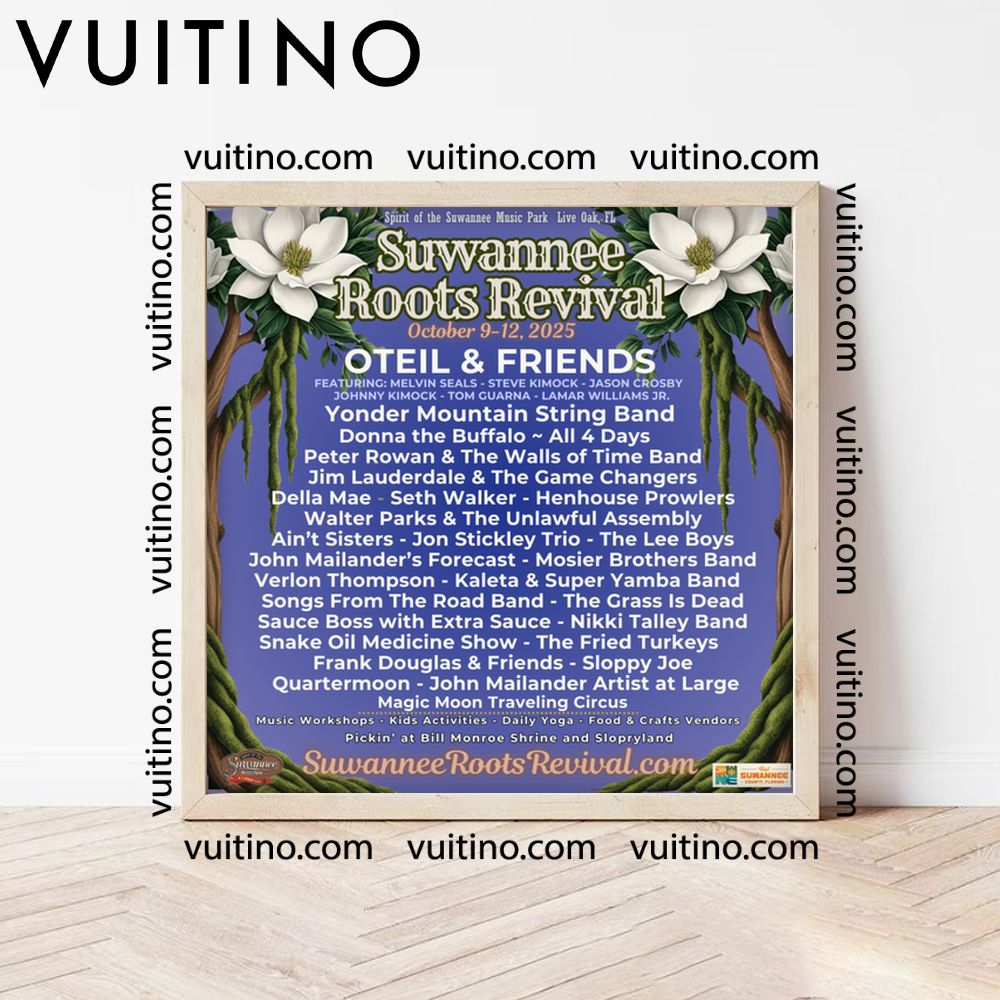 Suwannee Roots Revival 2025 1 No Frame Square Poster Suwannee Roots Revival 2025 1 No Frame Square Poster