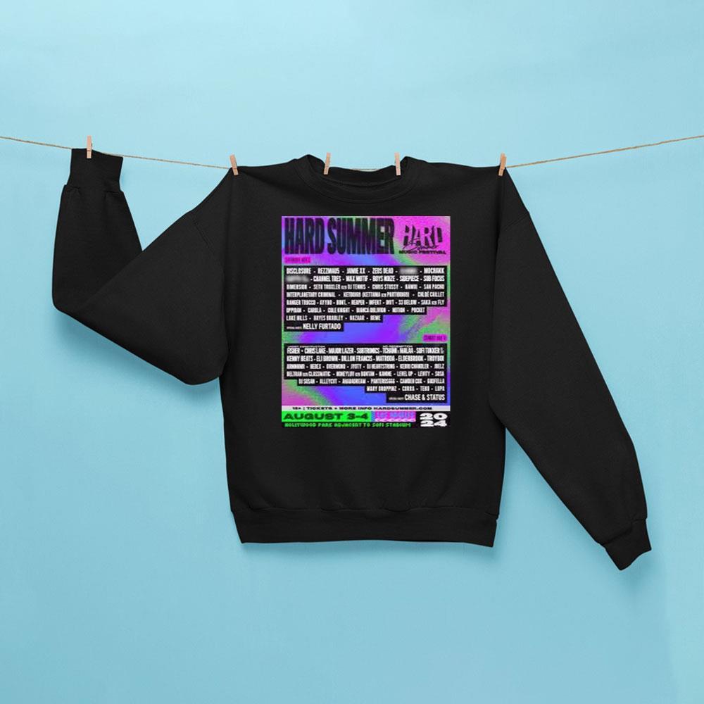4 Hard Summer 2025 Shirt
