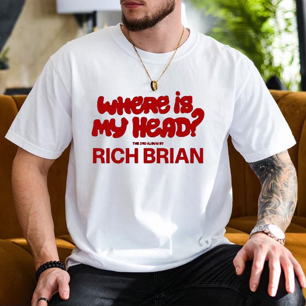 Rich Brian Where Is My Head Album 2025 1 Shirt