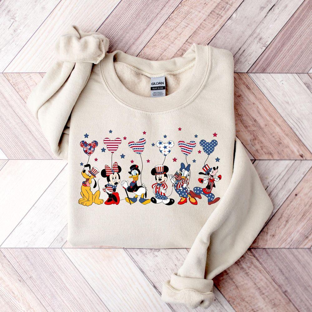4th Of July Mickey Friends 3 Merch