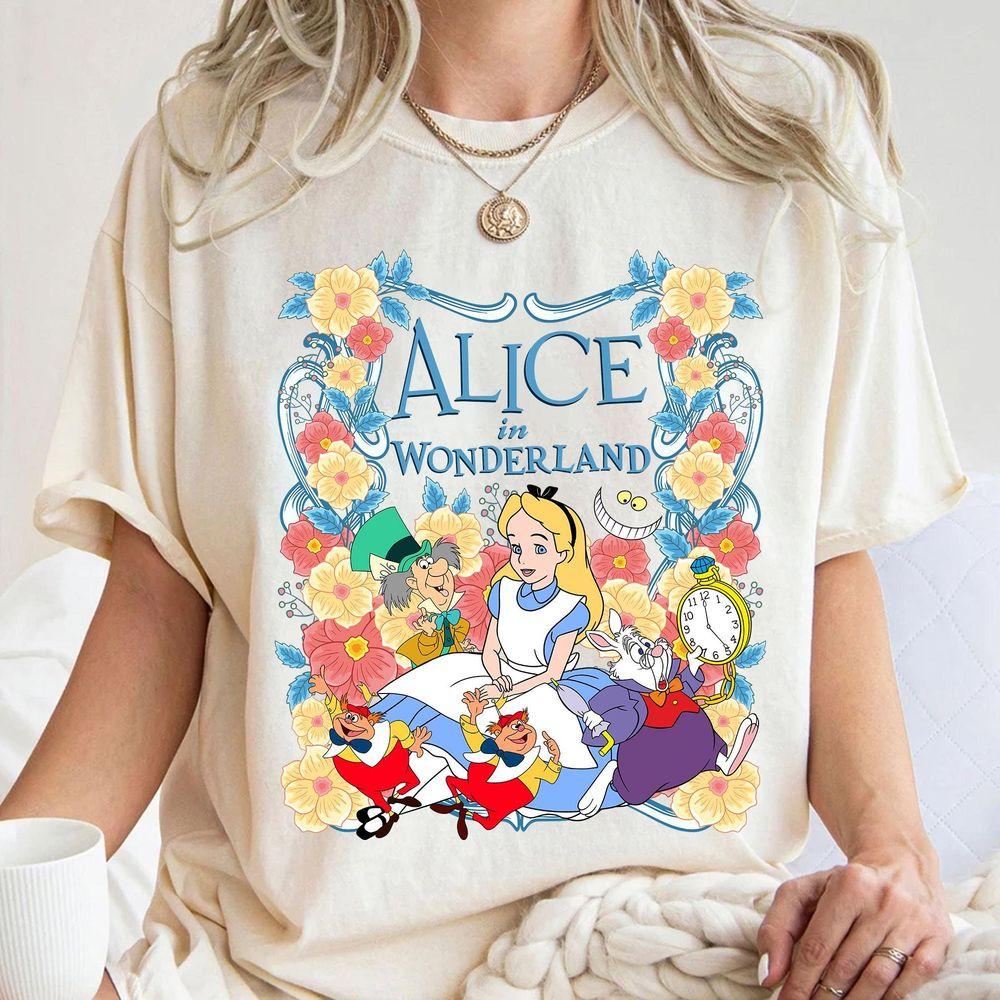 Alice In The Wonderland Characters Group Shirt