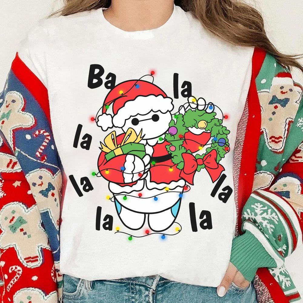Big Hero 6 Cute Santa Baymax Ba Lalala Christmas Lights Merch