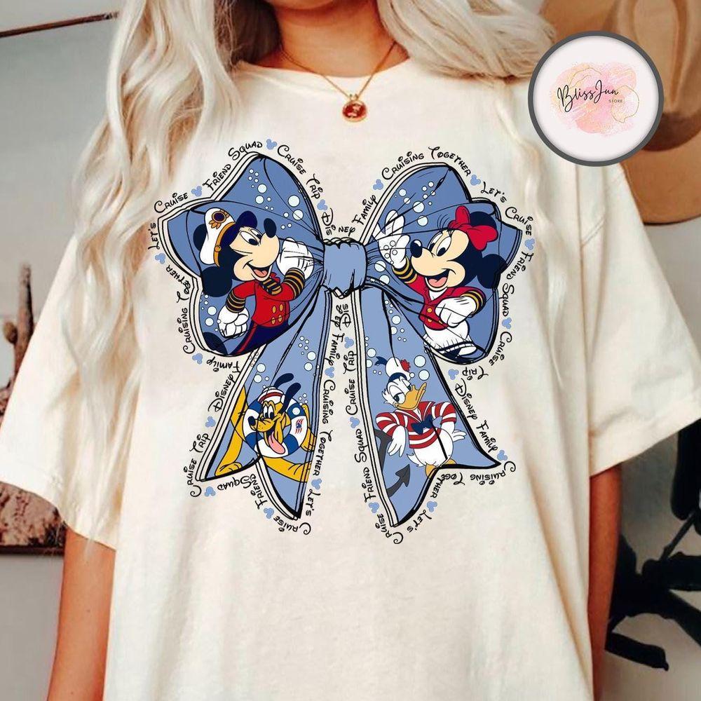 Coquette Bow Mickey And Friends Cruise Merch