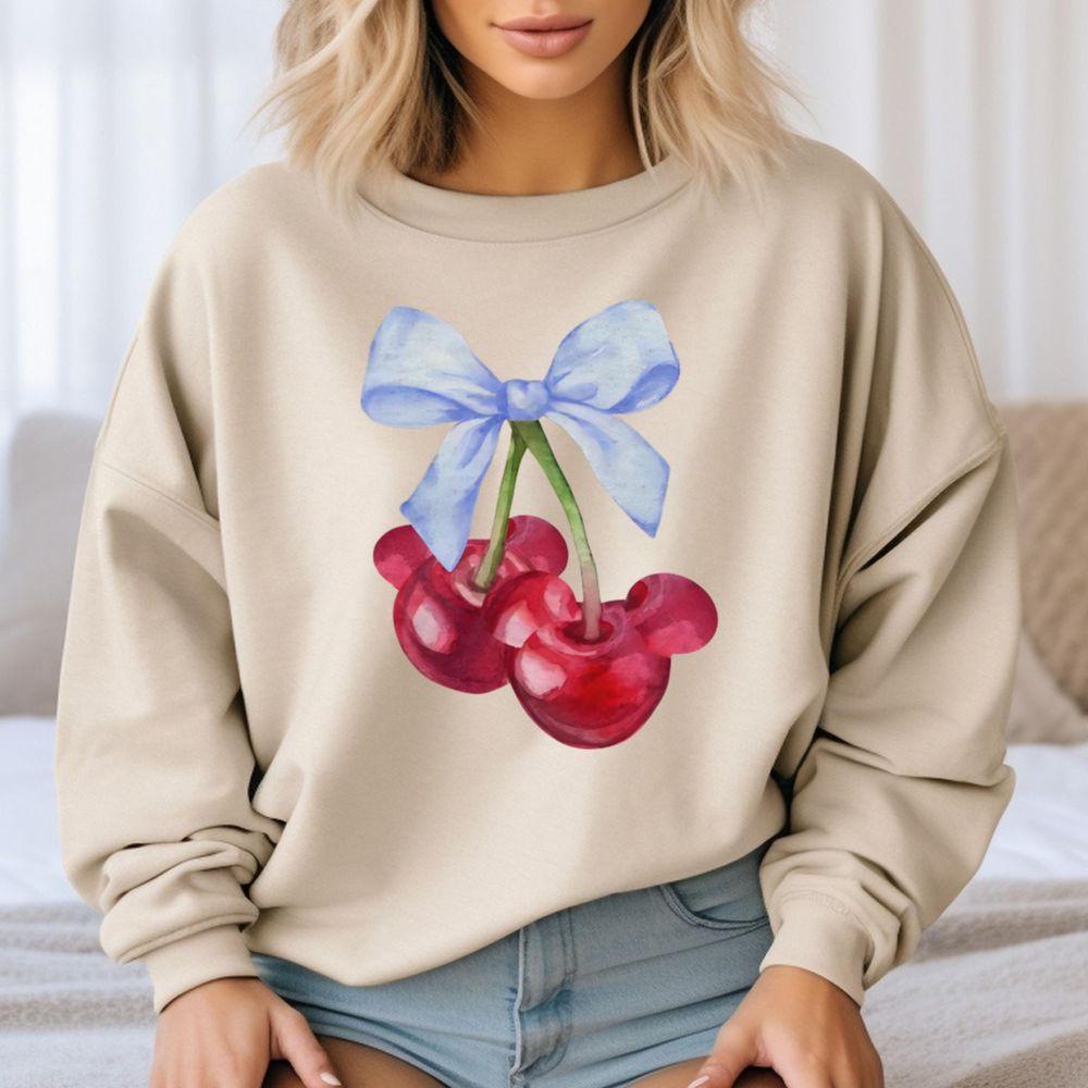Coquette Bow Mickey Cherry Shirt