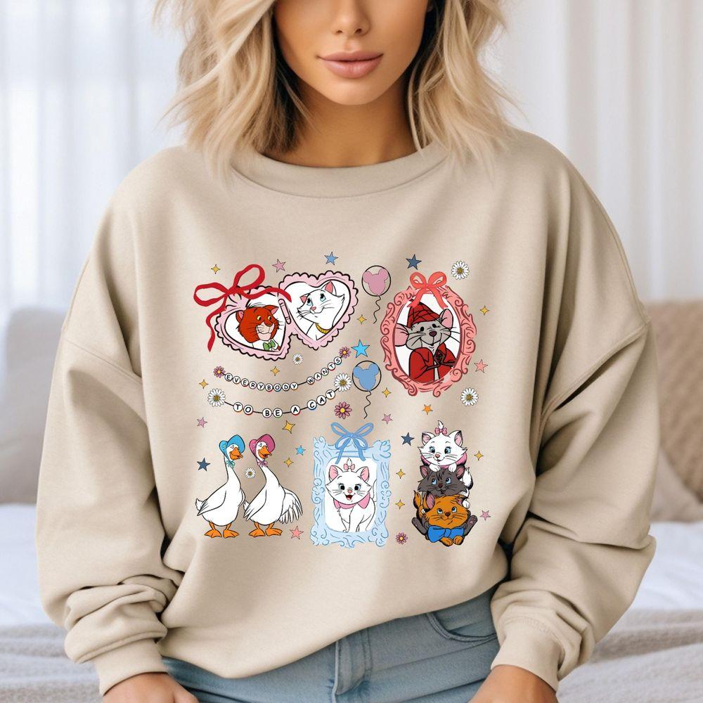 Coquette Bows Disney Cats Merch