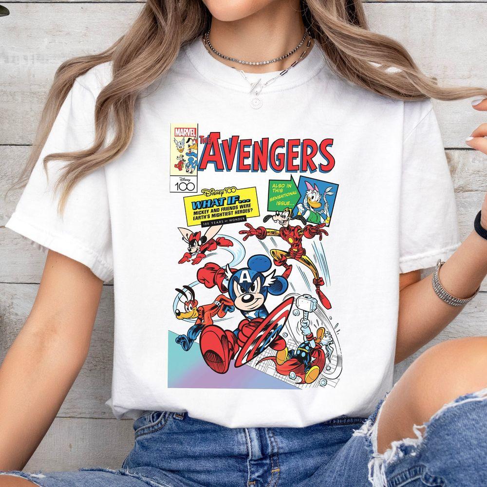 Disney 100 Mickey Mouse And Friends Marvel Avengers Comics Book Retro Merch