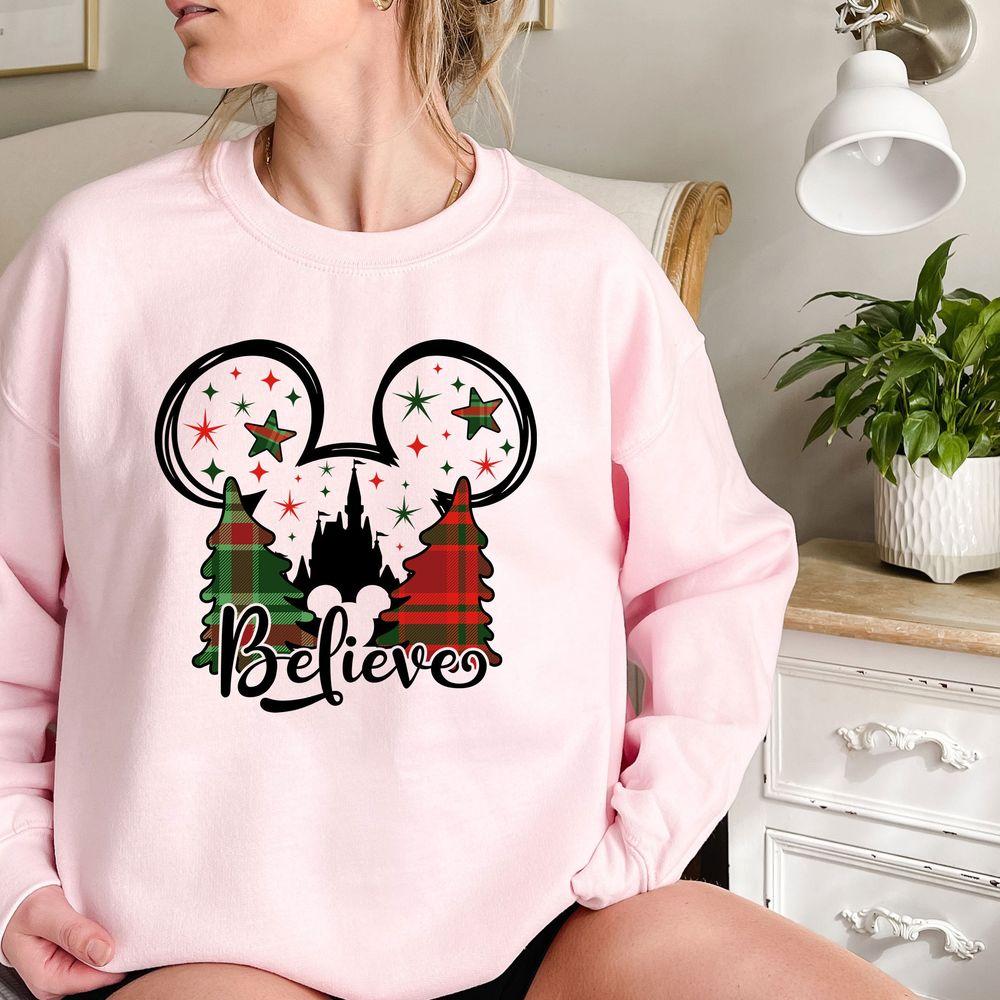 Disney Christmas Mickey Believe 2 Shirt