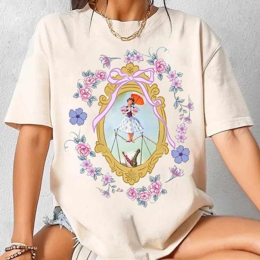 Disney Coquette Bow Tightrope Girl The Haunted Mansion Floral Merch