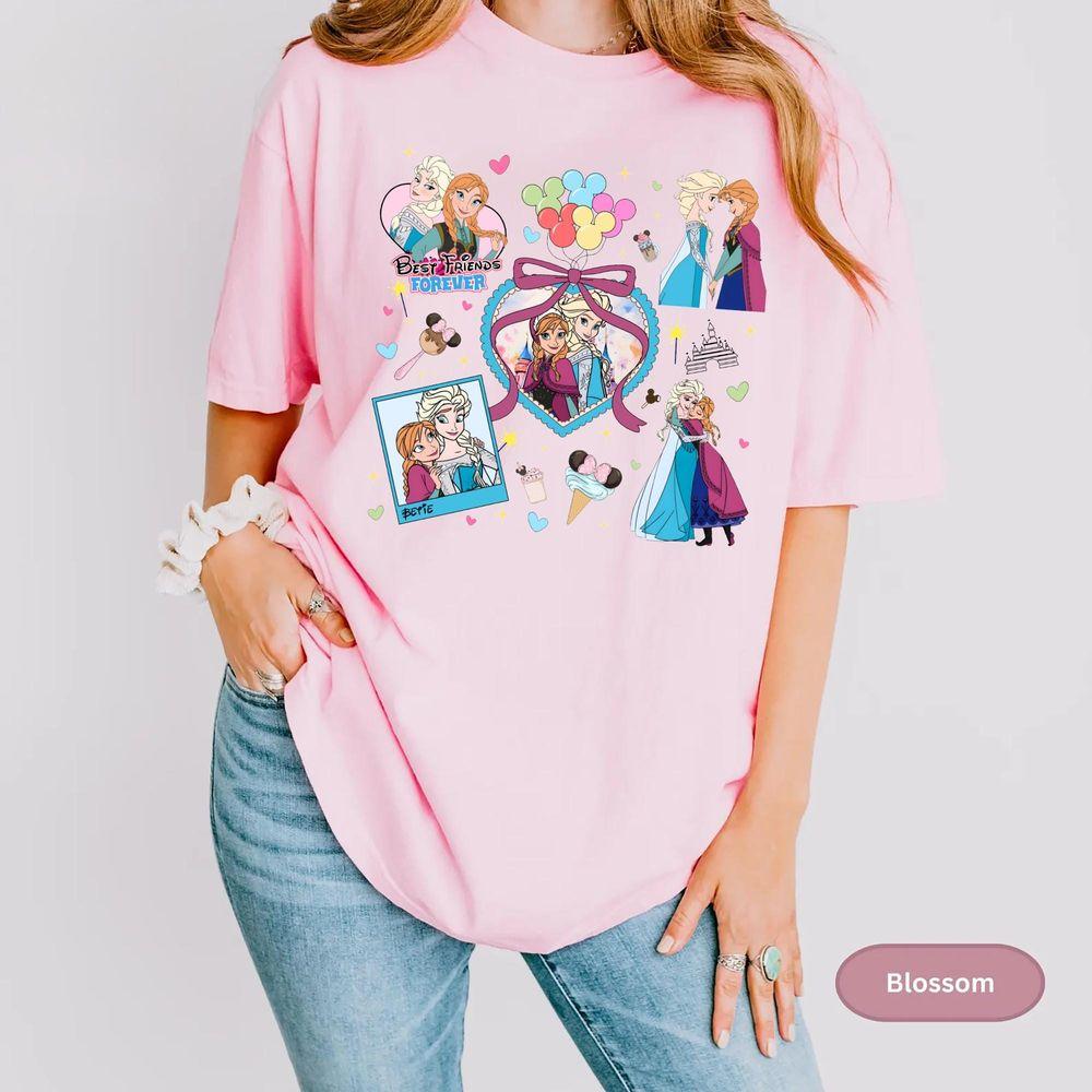 Disney Frozen Elsa Anna Sister Shirt