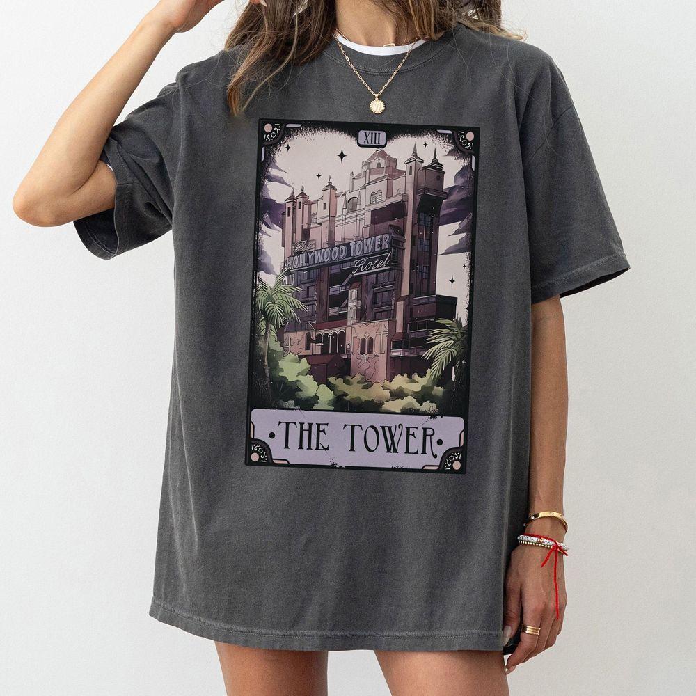 Disney Hollywood Tower Hotel The Tower Tarot Card Merch