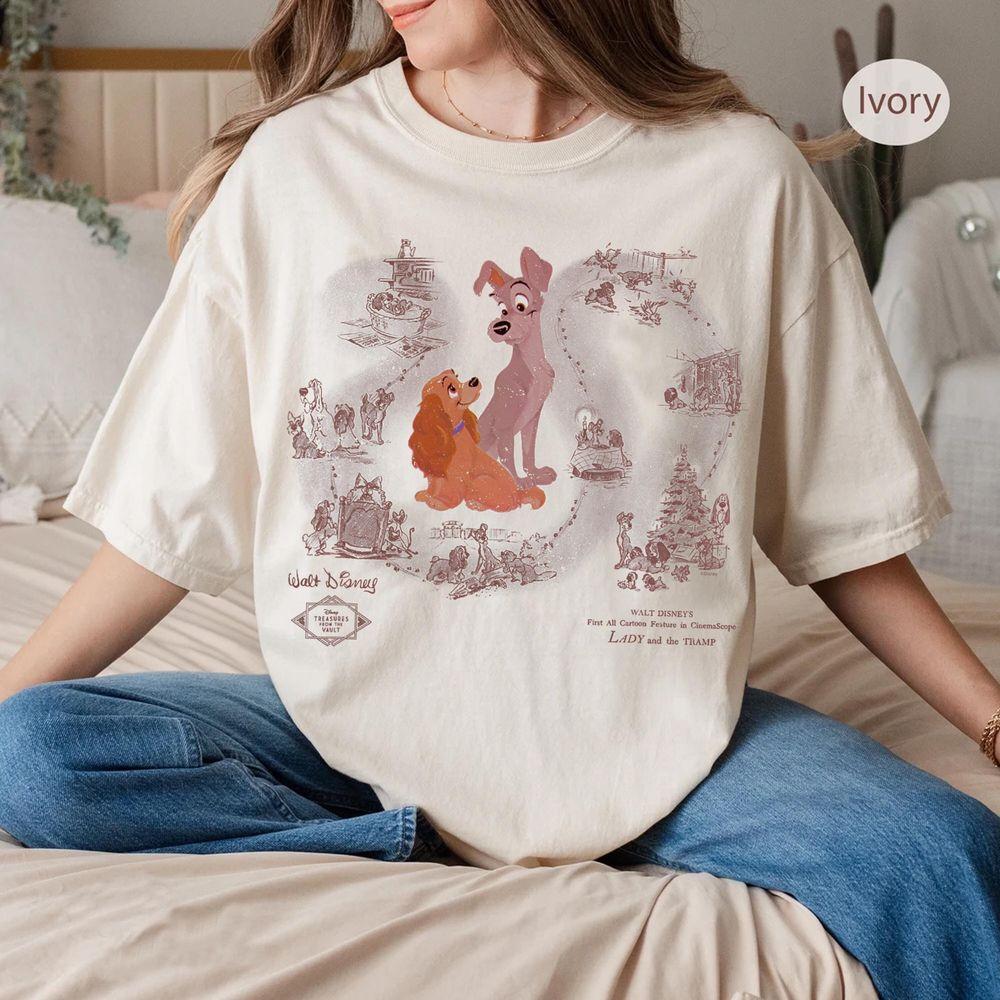 Disney Lady And The Tr Vintage Merch