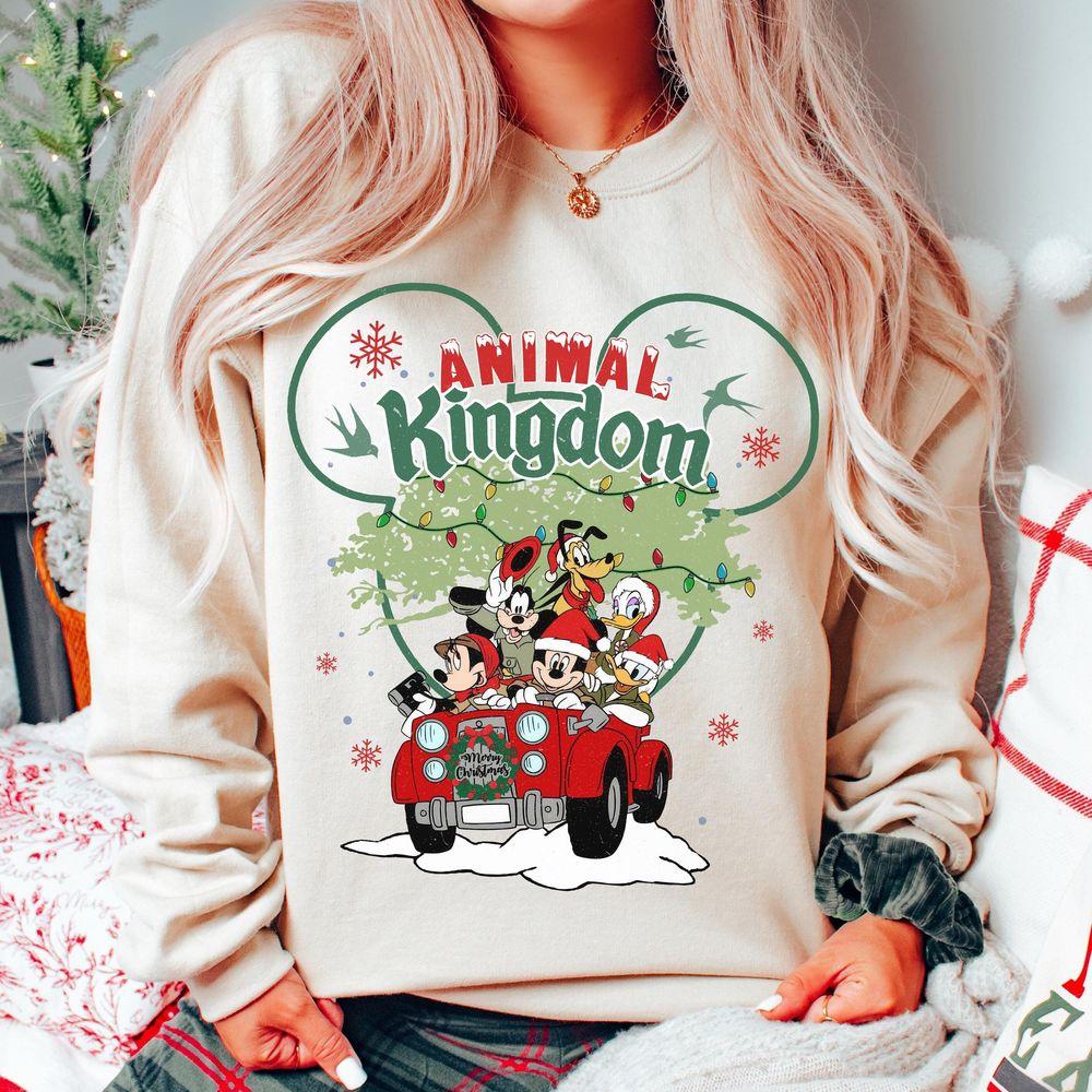 Disney Mickey Safari Animal Kingdom Christmas Apparel